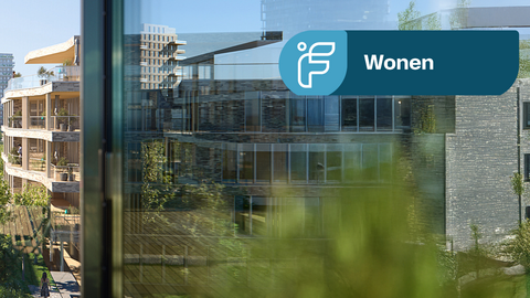 Impressie floracampus met label wonen